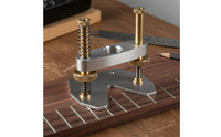 Inlay Carving Base Aluminum Alloy Guitar Inlay Jig Easy Install Fret Slotting Base for Luthiers, Workshop