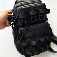 Multi-Pocket Waterproof Fishing Gear Bag Portable Waterproof Lure Bag Breathable Back Padding for Outdoor