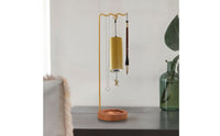 Display Stand with Wooden Base Stable Desktop Display Stand Sign Holder with Wooden Base Sturdy Space-Saving for Desk