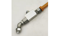 Original Fit Excavator Shutoff Valve Pipe Assembly Heavy Duty Metal Fitting Excavator Breaker Hose Assembly Hydraulic Hammer Pipe Kit for Excavation Work