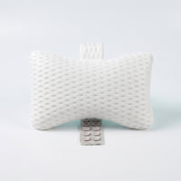 Bone Shaped Bath Pillow Breathable Bath Pillow with Suction Cups Quick Drying for Adults, Bathtub, Soaking Tub