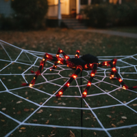 Light-Up Halloween Spider Decoration for Parties and Ambiance