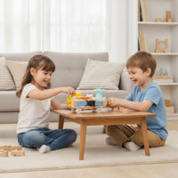 Busy Car Educational Sensory Board with Wheels Wooden Busy Board Fine Motor Car Dashboard Toy Interactive for Toddlers, Playroom