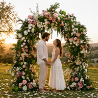 Monet's Garden Arch Floral Arrangement for Outdoor Wedding Decor