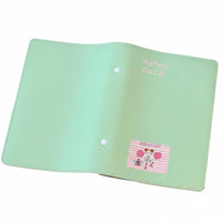 Refillable Notebook, PU Leather A6 Binder, Student Journal, Olive, Cute, Colorful Pages
