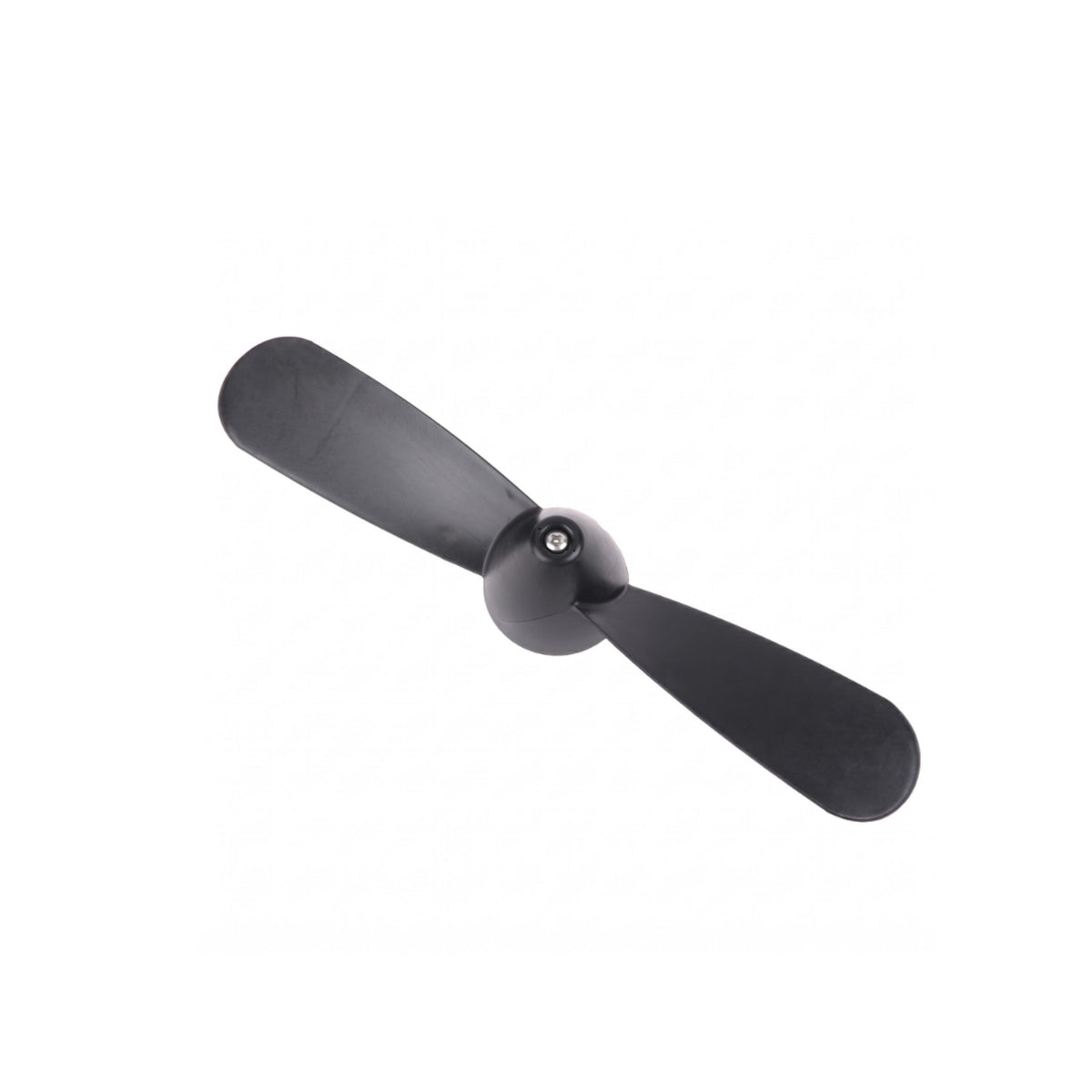 Rounded Blades Kayak Propeller Blade Replacement Two-Blade Propeller Accessory Marine Gear Black