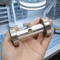 Knurled Thumb Screw Watchmaker Screwdriver Fixture Side Hole Screwdriver Shank Clamp Cylindrical Body Watchmaker Vise Metal for Watchmakers