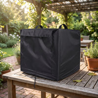Pizza Oven Cover with Pocket Heavy-Duty Pizza Oven Cover with Carry Handle for Patio, Backyard