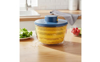 Electric Salad Dryer Multifunctional Push-Button Vegetable Dryer Multipurpose Design Automatic Lettuce Dryer for Home Cooking
