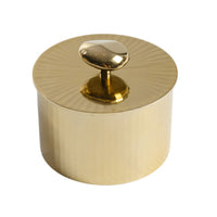 Lidded Jar Ornamental Container Glossy for Coffee Table