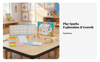 Wooden Flavored Ice Puzzle Hand-Eye Coordination Shape and Number Learning Sticks Develops Fine Motor Skills Pattern Card Learning Toy for Classroom