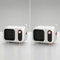 Portable Desktop Space Heater Compact Desk Space Heater Mini Appliance Lightweight for Students