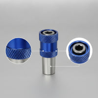 Drill to Screwdriver Adapter Self-Locking Bit Holder with Quick Release Chuck Hex Shank Adapter Anti-Slip Drill Bit Holder