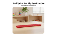 Spiral Rhythm Sticks Threaded Percussion Rhythm Sticks Cylindrical Musical Instrument Handheld