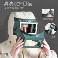 Men's Sandblasting Protective Onesie - Polyester Blend Workwear