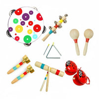 14 Pieces Hand Percussion Assortment Early Music Education for Toddlers, Parents