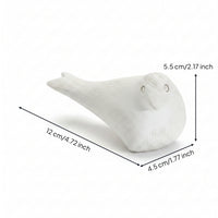 Wooden Bird Statue Presentable Figurine Rustic House Decoration