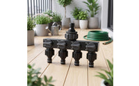 5 Way Garden Hose Splitter Heavy-Duty 5-Port Hose Splitter Easy to Use for Irrigation