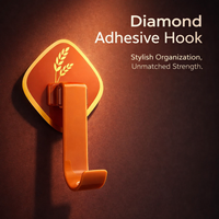 Heavy Duty Adhesive Hooks for Kitchen and , No Drill Wall Hooks Holds up to 11 lb, Sticker Hooks for Apartment Decor and Apartment Must Haves