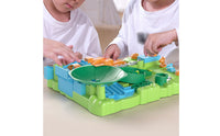 Marble Maze Game Interactive Play Mechanical Track Puzzle Button Control Adventure Game for Tabletop
