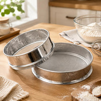 20cm Stainless Steel Sieve for Flour, Rice, Herbs, and Soil Testing