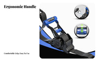 High-Strength Strap Material Retractable Ratchet Strap Rust-Resistant Self-Retracting Lashing Strap Ergonomic Handle for Movers