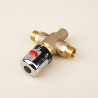 Thermostatic Temperature Actuator with Adjustment Cap Adjustable Thermostatic Control Temperature Actuator Threaded for Plumbing Setups