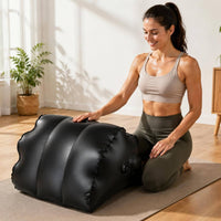 Inflatable Positioning Pillow Raised Sections Inflatable Wedge Pillow Glossy Portable Wedge Support Cushion for Bed, Floor