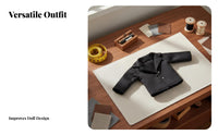 Doll Clothes Fashionable Design Doll Outfit Modern Design Miniature Trench Coat