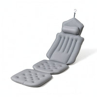 Bathtub Cushion with Headrest Anti-Slip Bathtub Mattress with Suction Cups for Adults, Home Spa