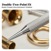 Mouthpiece Repair Tool Professional Grade Brass Mouthpiece Shaft Sturdy Trumpet Shaping Tool for Music Students, Band Directors, Home, Offstage