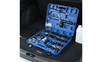 28 Pieces Coolant Pressure Test Set Wide Compatibility Vacuum Radiators Tester Molded Carrying Case Cooling System Purge Tool for Garage