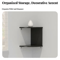 No-Drill Installation Tiered Corner Shelf Space-Saving Corner Mount Shelf Moisture-Proof Storage Rack Versatile for Homeowners, Plant Enthusiasts, Kitchen, Living Room, Bathroom, Home Office