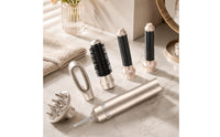 Volumizing 5-in-1 Hair Styler Detachable Hair Dryer Brush Smooth Air Curler Less Frizz for Travel