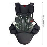 Hard Shell Chest Back Protector Vest Soft Soft Inner Lining Motorcycle Protective Vest Elastic Side Straps Motorcycle Chest Protector Close Fit for Outdoor Use
