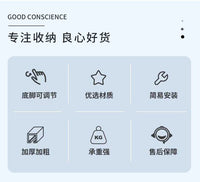 厨房置物架落地多层微波炉烤箱多功能储物货架锅架锅具收纳架家用