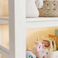 Multifunctional Multi-Tier Metal Bookshelf Sturdy Construction Floor Standing Storage Rack Easy Assembly Simple Iron Book Rack Heavy Duty for Students
