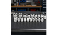 Hex Socket Set 1/2-Inch Tool Chrome Vanadium for Workshop, Mechanics, DIYers