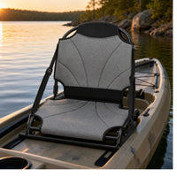 Folding Kayak Seat with Backrest Compact Foldable Kayak Seat Lightweight for Boaters