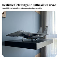 Alloy and Collectible F 15E   Model Diecast Fighter Plane