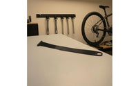 Ribbed Bike Rack Tie Strap Locking Tab Rack Wheel Strap Oval Loop Transport Gear Flexible