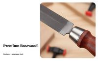 Long-Lasting High-Carbon Steel Guitar Fret File Ergonomic Grip Guitar Nut File Cuts Quickly and Smoothly for DIY Hobbyists, Fretwork