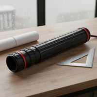 Portable Telescoping Art Tube Sturdy Plastic Art Storage Tube Large Capacity for Students, Architects, Travel