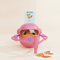 Tabletop Educational Drawing Robot Smart Drawing Robot Guided Toy Interactive for Children, Toddlers, Home, Playroom