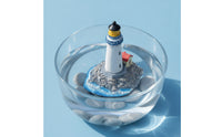 Resin Miniature Lighthouse Ornament Nautical Miniature Lighthouse Mediterranean Whimsical for Terrarium