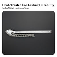 Wrench Multifunctional Chain Wrench Versatile Automotive Tool for Repair Specialist S, Maintenance Workers, Garage, Workshop, Tight Areas