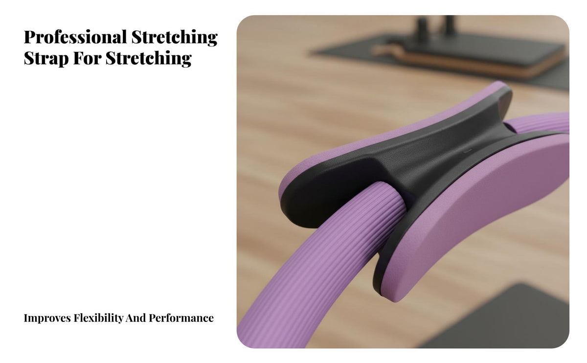 Pilates Circle Set Padded Handles Exercise Circle Exercise Set Non-Slip Pilates Circle Kit for Beginners, Studio