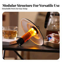 Battery-Powered Illuminating Lantern Small & Lightweight Multifunctional Camping Lamp Battery-Powered Illuminating Tent Lamp