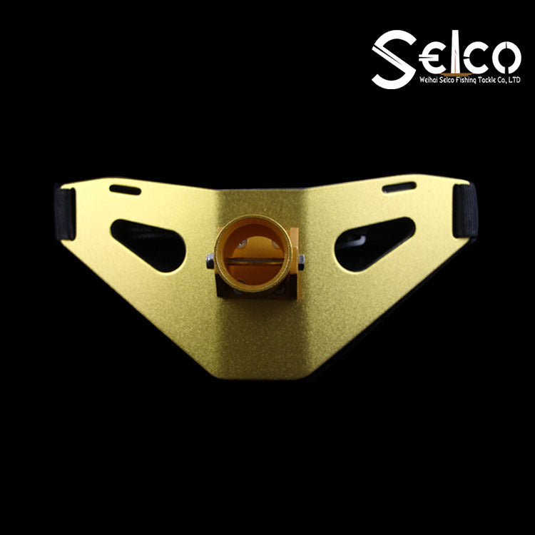 Aluminum Alloy Belly Belt for Boat Fishing, Metal Belly Support, Rock Fishing Belt, Boat Fishing Lure Fishing Belt