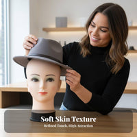 Display Head Lifelike Features Dent Resistant Construction for Retail